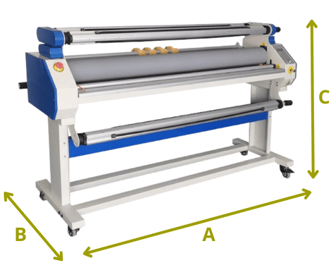 Medidas laminadora de gran formato T1-1700